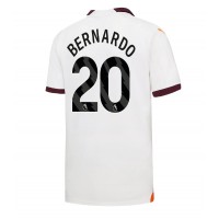 Camiseta Manchester City Bernardo Silva #20 Segunda Equipación Replica 2023-24 mangas cortas